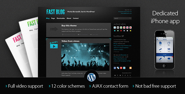 Fast Blog Theme
