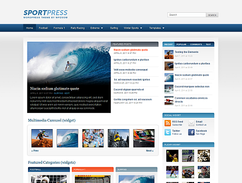 SportPress Theme