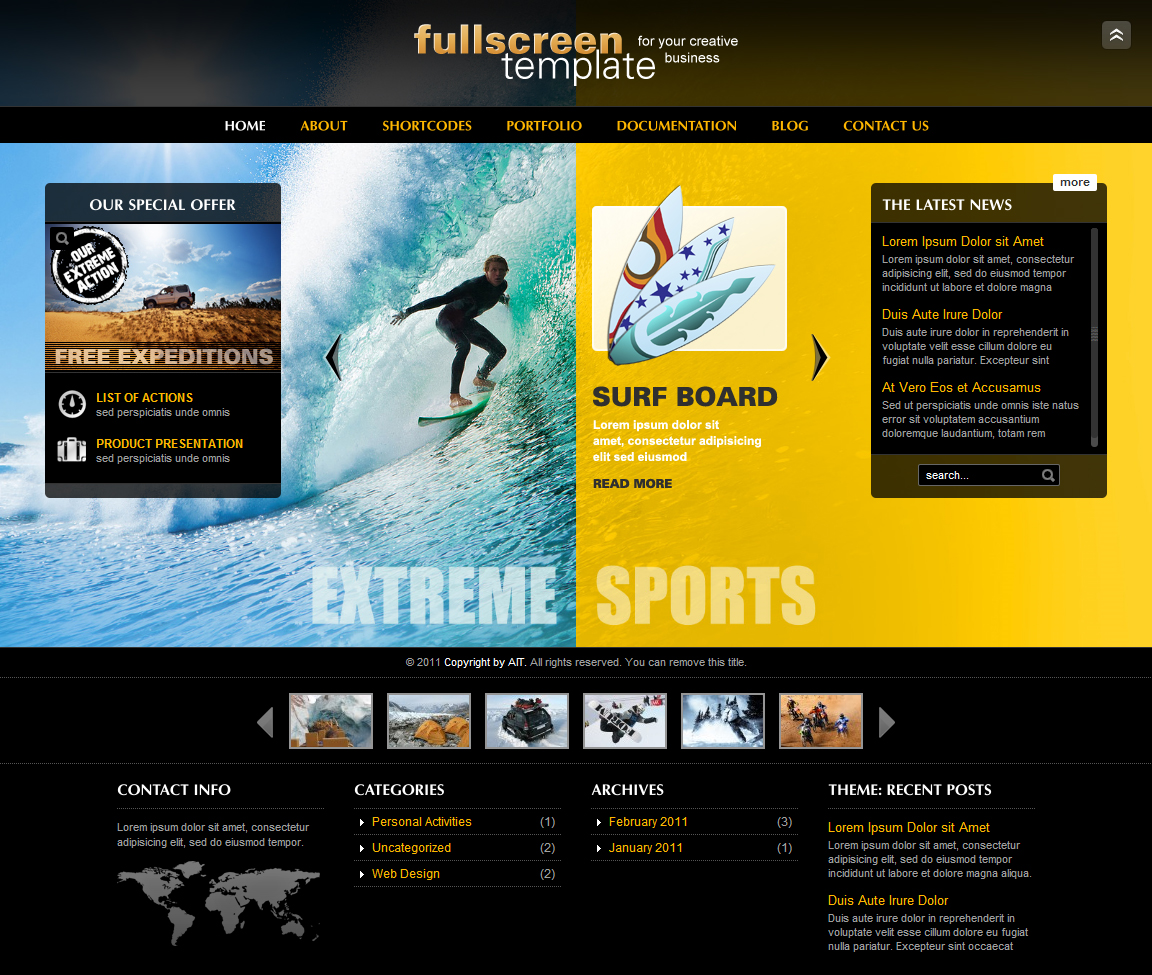 Ait Fullscreen Extreme Sports