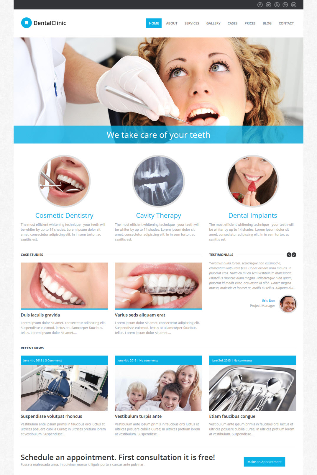 DentalClinic Theme