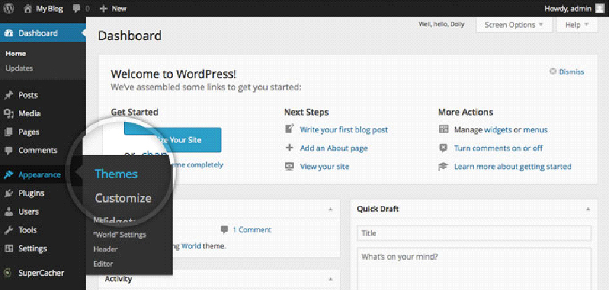 WordPress Dashboard Themes