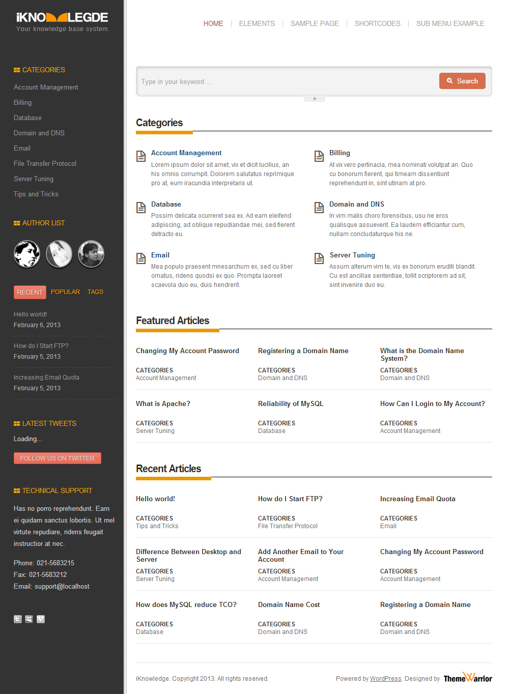 iKnowledge Theme