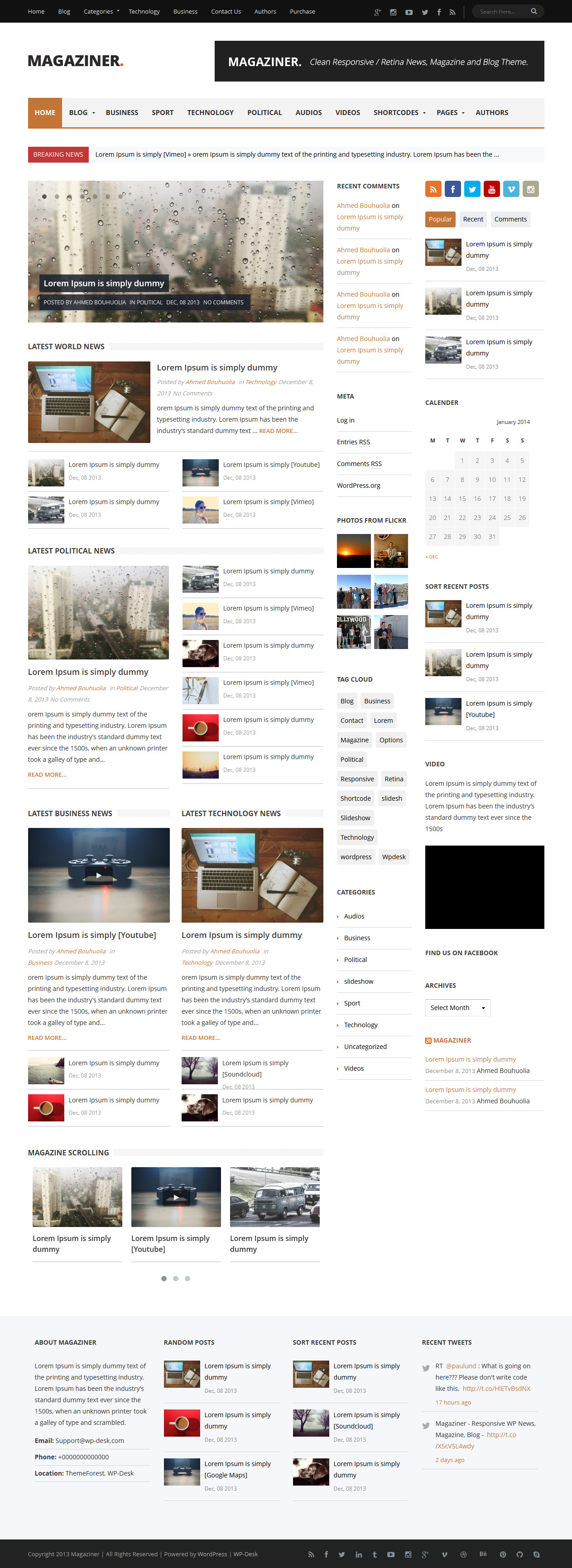 Magaziner Theme