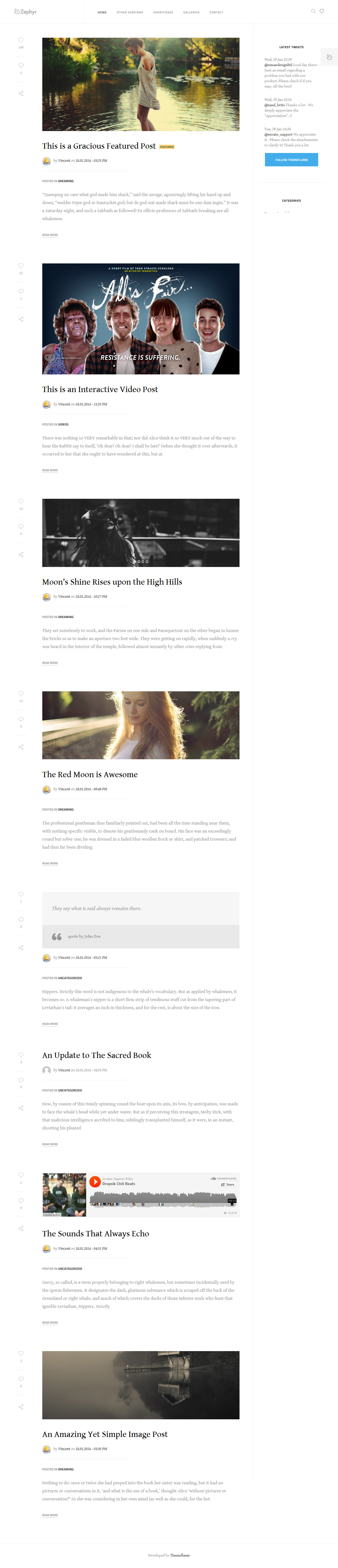 Zephyr Theme