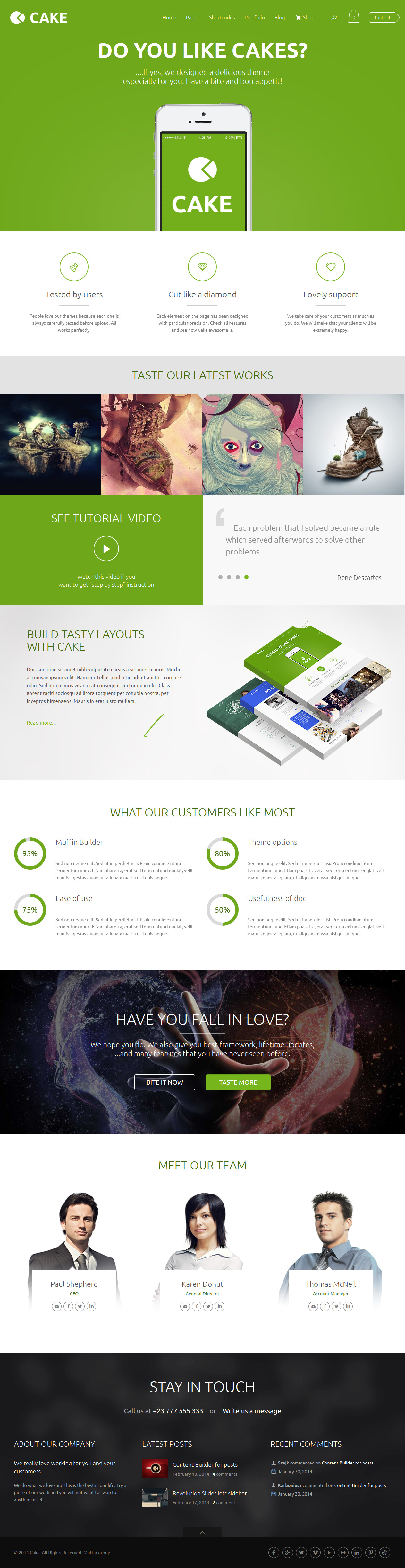 Cake Theme