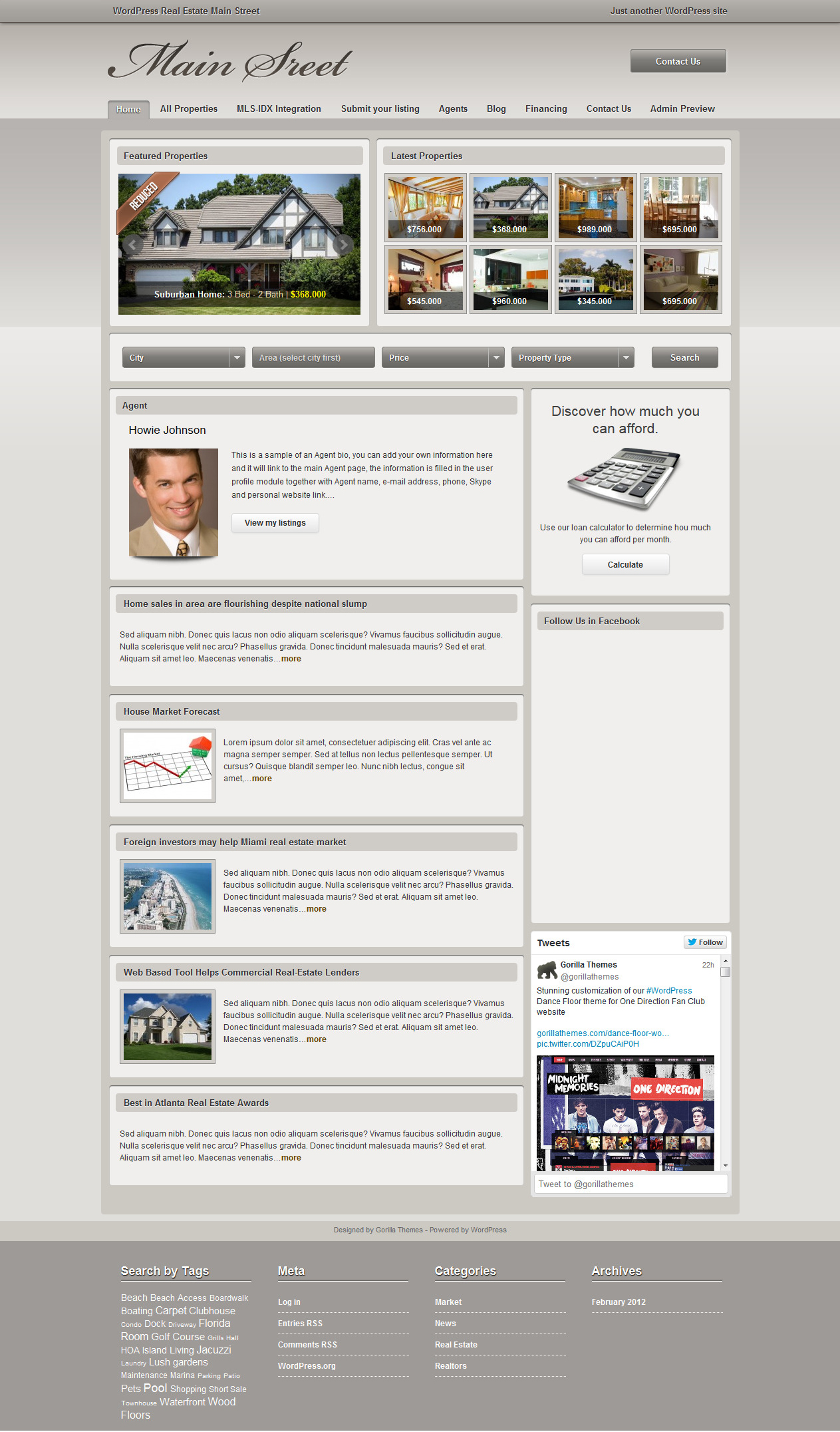 Real Estate Theme