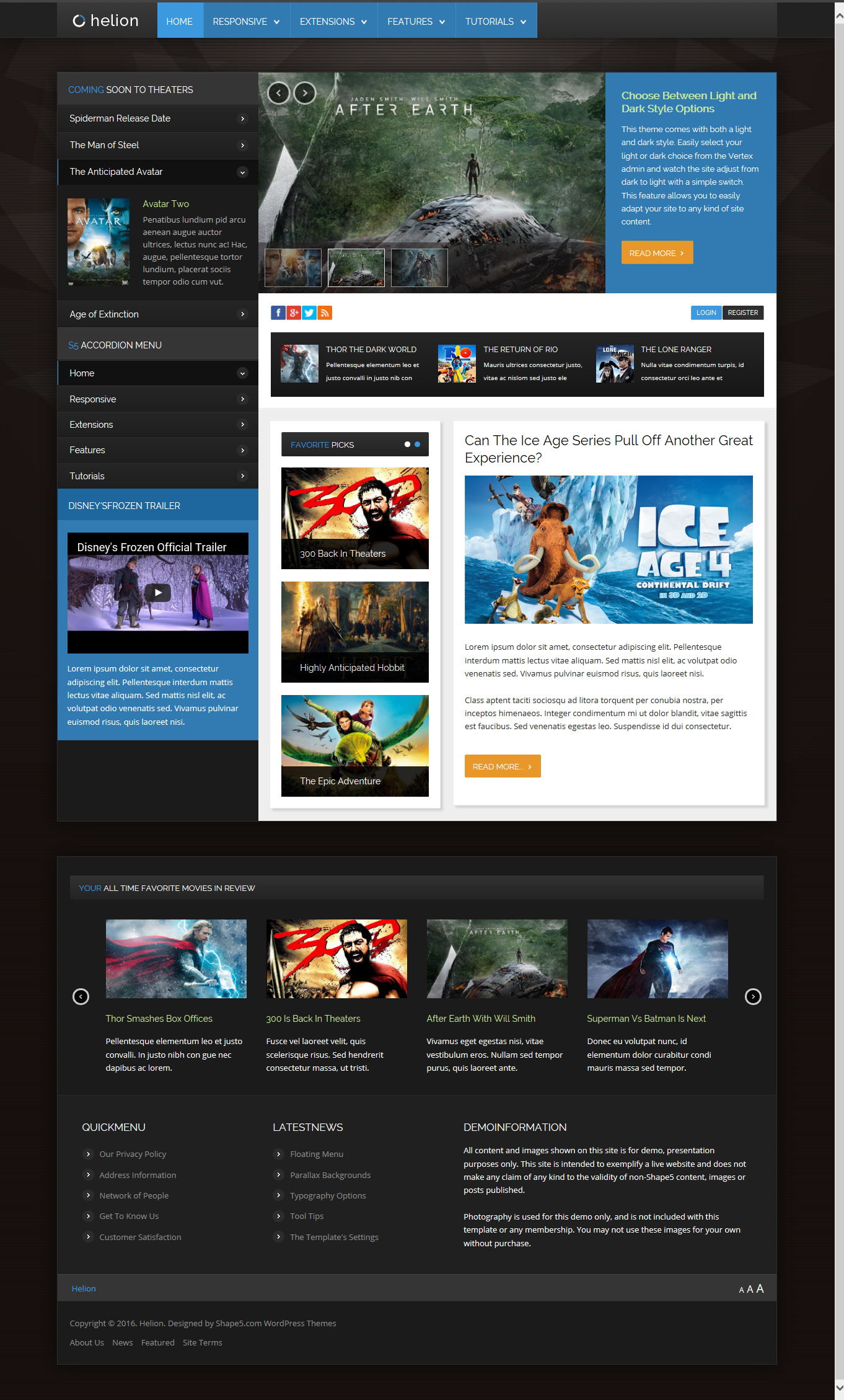 Helion theme