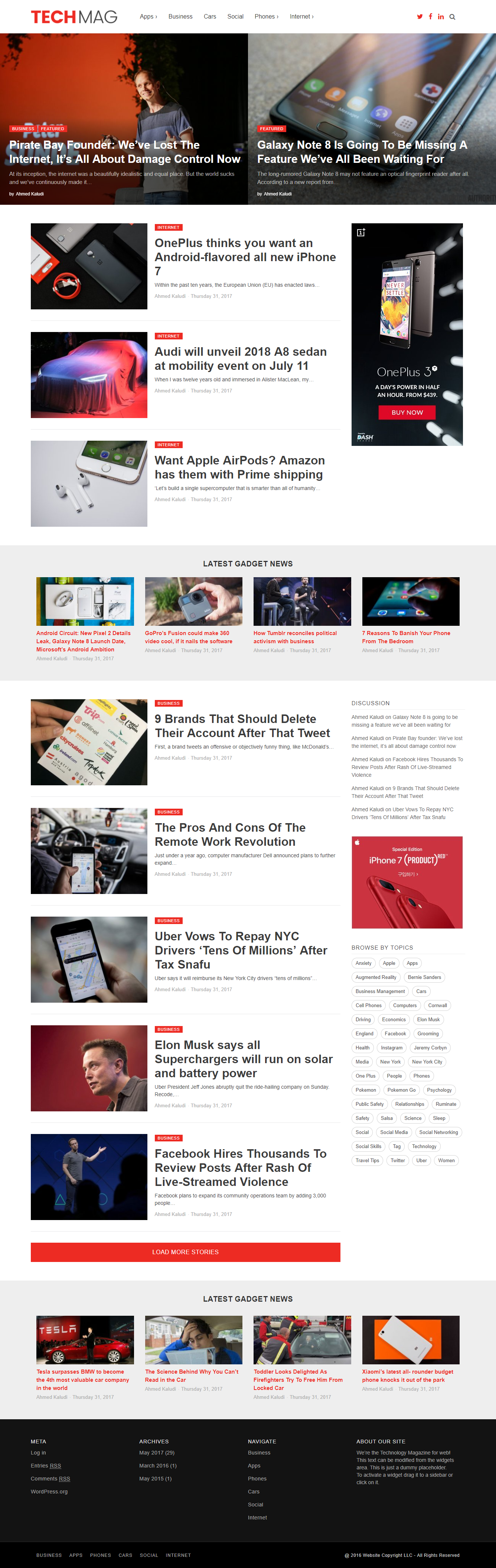 TechMag theme
