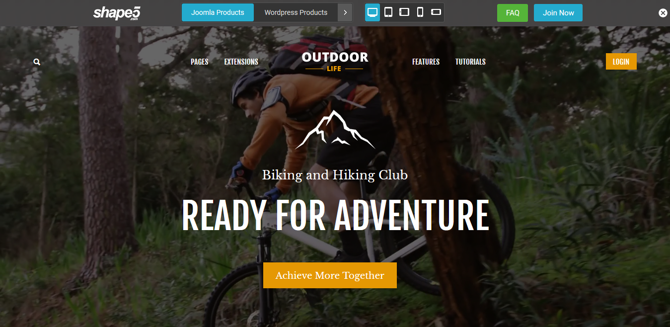 Outdoor life theme