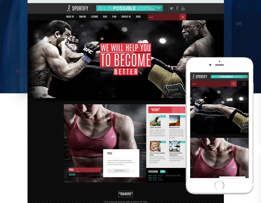 Sportify theme